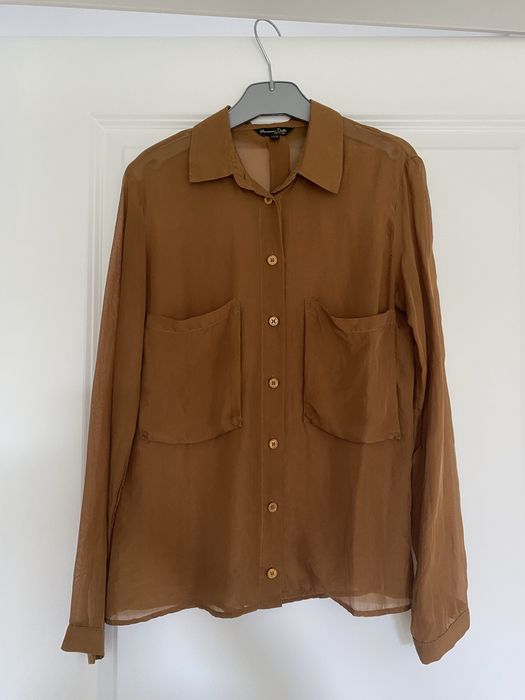 Camasa Massimo Dutti din matase, marime 34, mici defecte