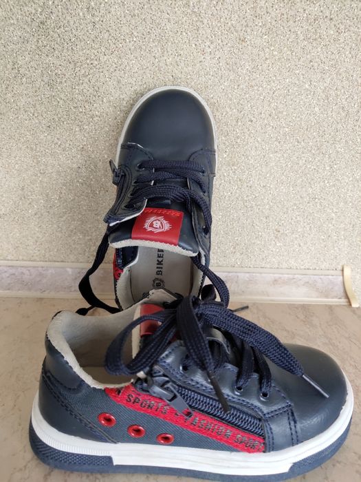 Кожаные ботинки осень/весна 25 р-р