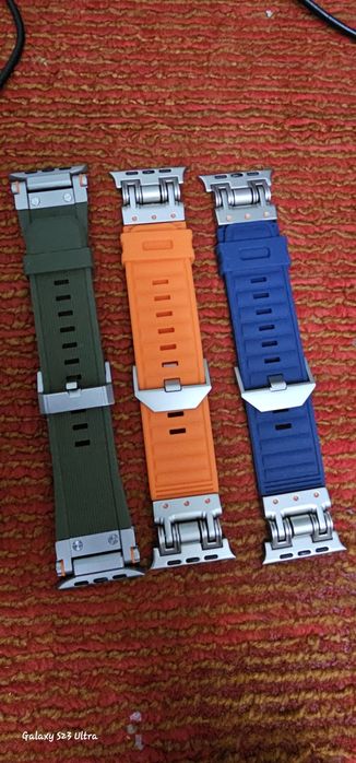 Apple watch ultra ремешки силиконывые