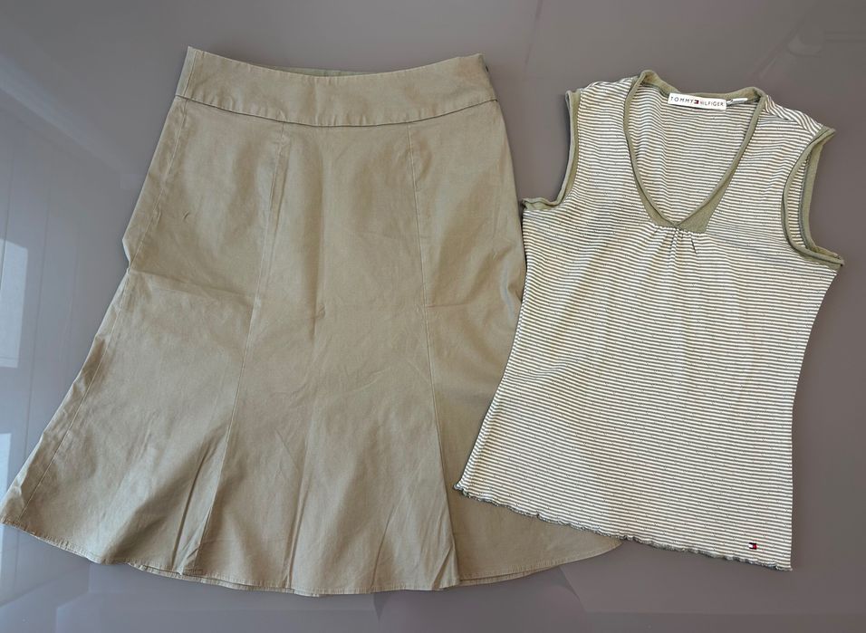 Поли с подарък блузка - Tommy Hilfiger, Diesel, Benetton и др., р-р S