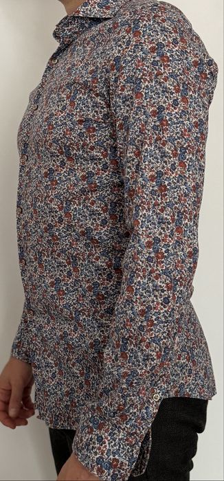 Cămașă JOOP! Slim Fit florală bărbați, mărimea 39 / 15½
