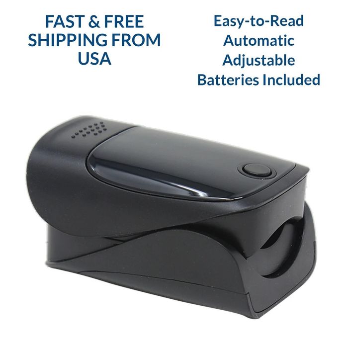 Пульсоксиметр pulse oximeter мобильный на батарейках