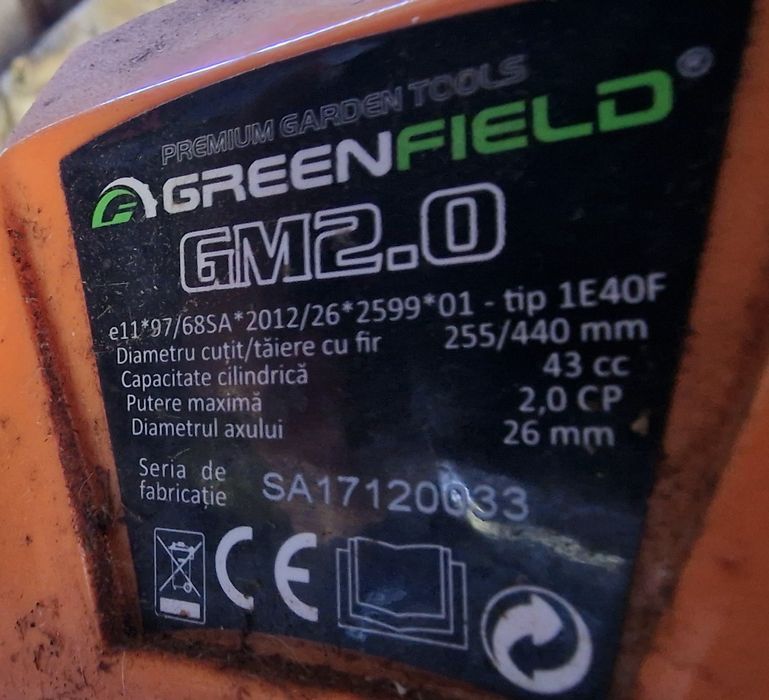 motocoasa greenfield