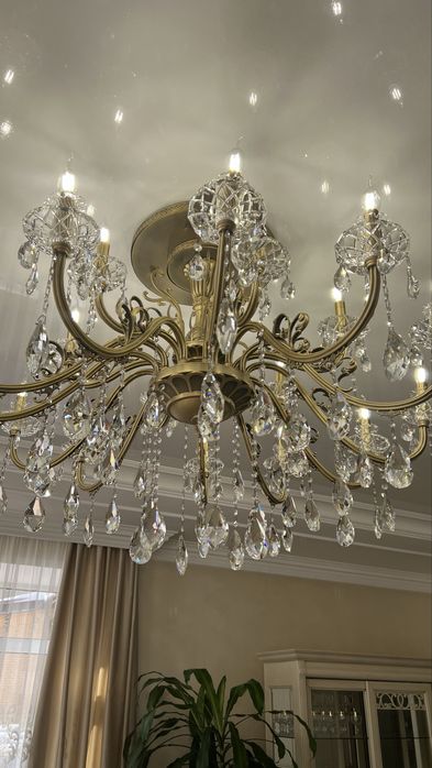 Люстра хрусталь большая