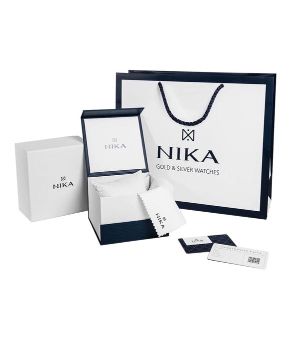 Серебрянные часы Ника