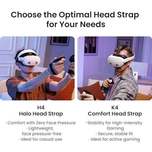 Каишка за VR KIWI design H4 Halo Comfort Head Strap за Meta Quest 3/3S