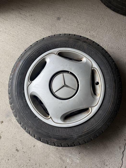 Стоманени джанти Mercedes 5x112 с гуми 195/65 R15