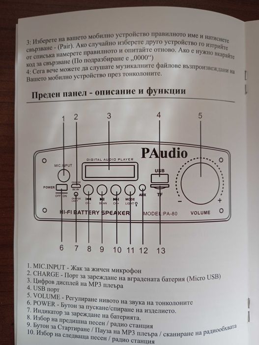 Тонколона 8 инча