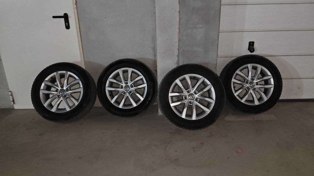 Оригинални джанти и зимни гуми Hankook VW