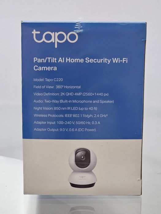 Tapo C220 2K QHD – sigilată, Wi-Fi