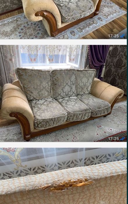 Продам диван кресло б/у 23000  Алматы