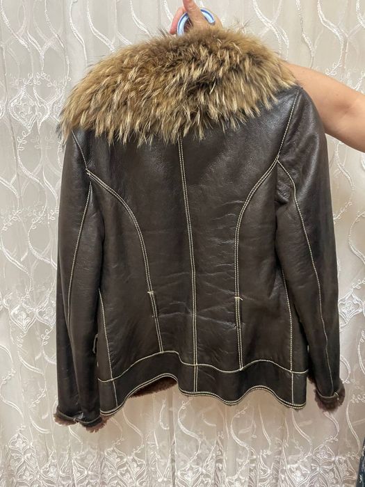 Дубленка куртка с мехом