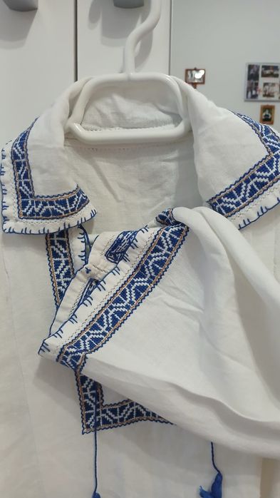 Costum popular barbatesc vechi cu fir aurit