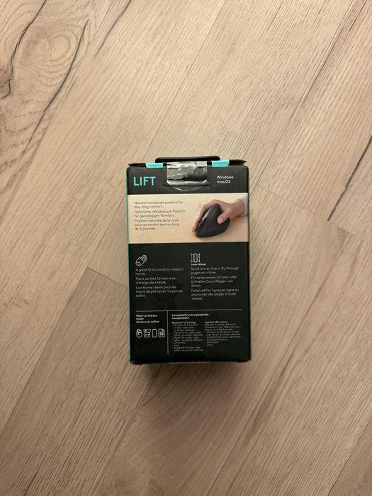 Mouse Vertical Logitech Lift - Ergonomic & Silențios (NOU/SIGILAT)