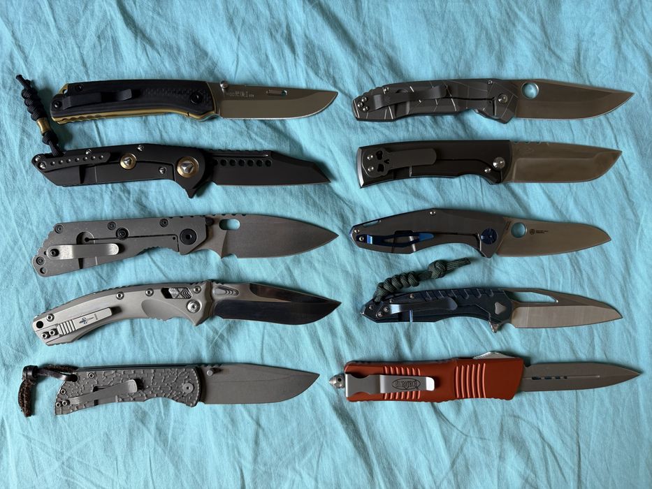 Briceag Microtech, Spyderco, Rockstead, Chaves