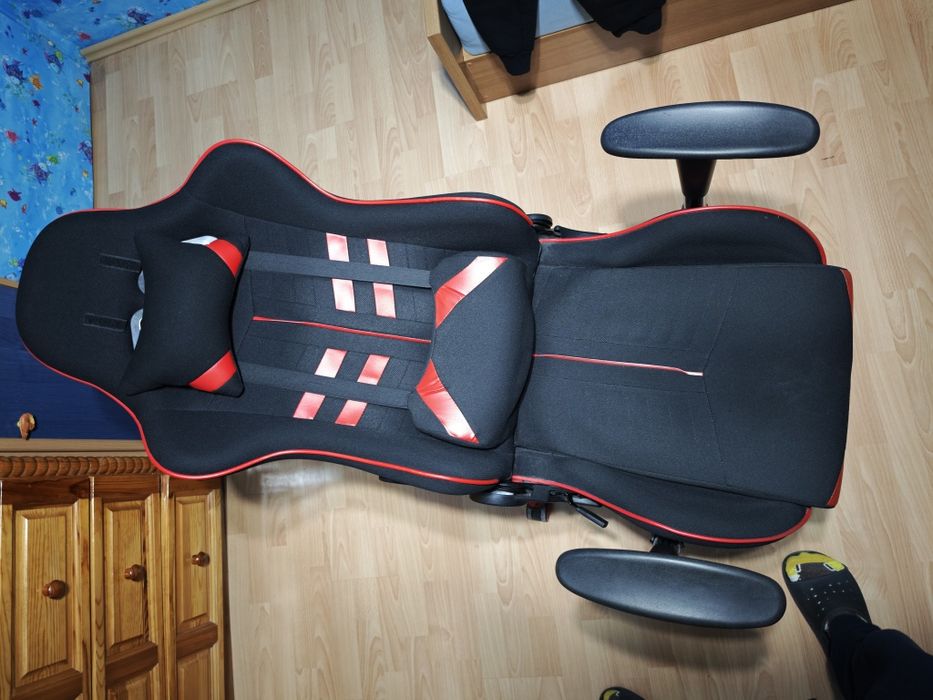 Геймърски стол подплата Материя