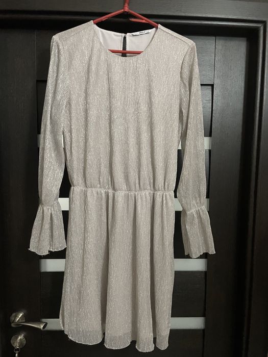 Rochie Carciun/Revelion marime M cu fire argintii