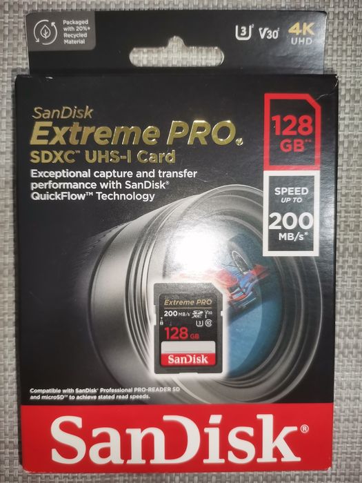 Card SanDisk Extreme Pro SDXC 128GB-200MB/s