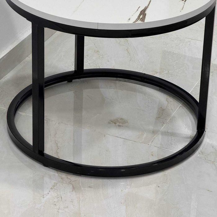 Журнальный столик круглый разборный