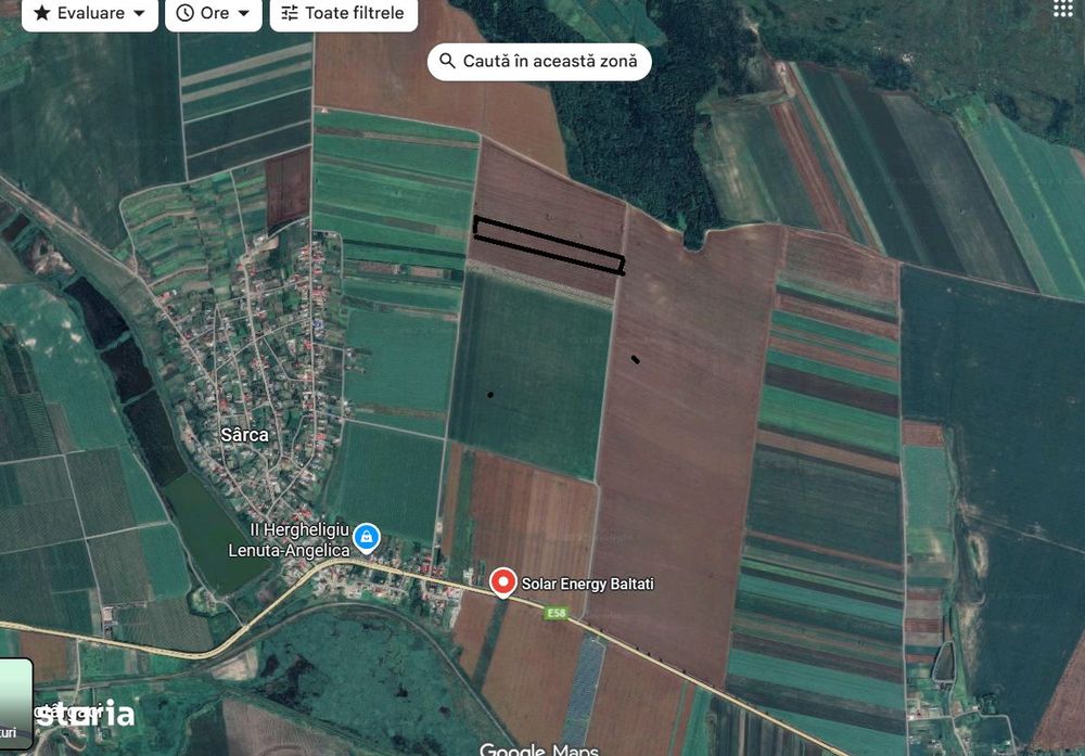 Teren 12 mii mp Sarca -Baltati