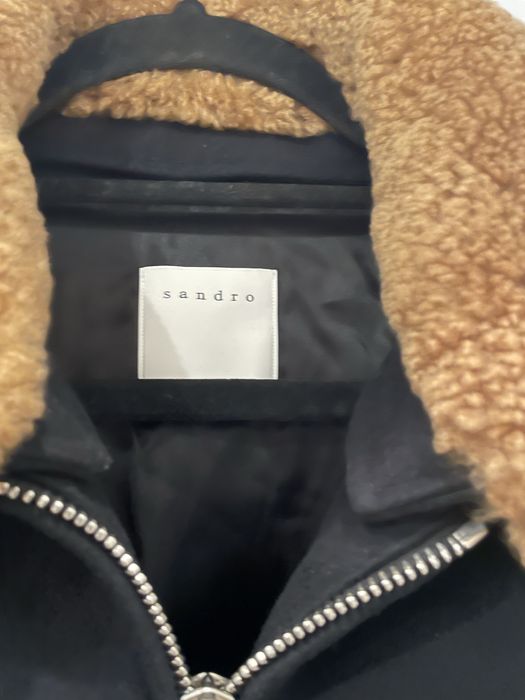 Sandro Parıs мъжко палто вълна