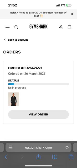 Gymshark Long Sleeve V5 drop