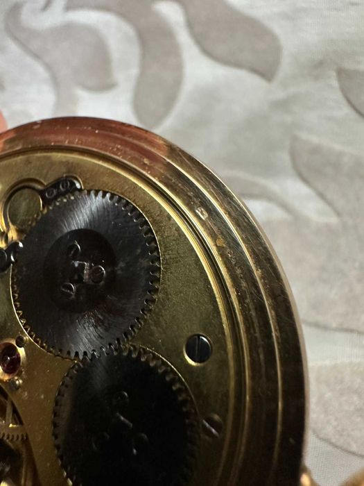 IWC pocket Gold/златен 14к - джобен часовник, идеален, много рядък