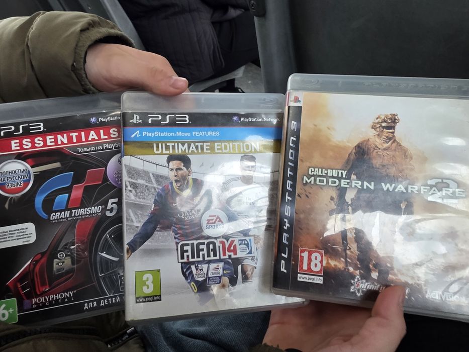 Диски на PlayStation 3