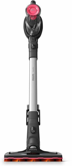 Вертикальный пылесос Philips FC6722 SpeedPro (черный/красный)