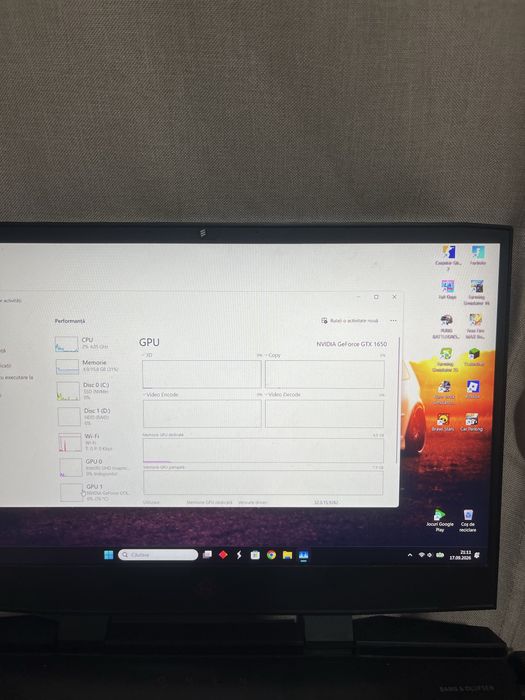 Vand laptop de gaming
