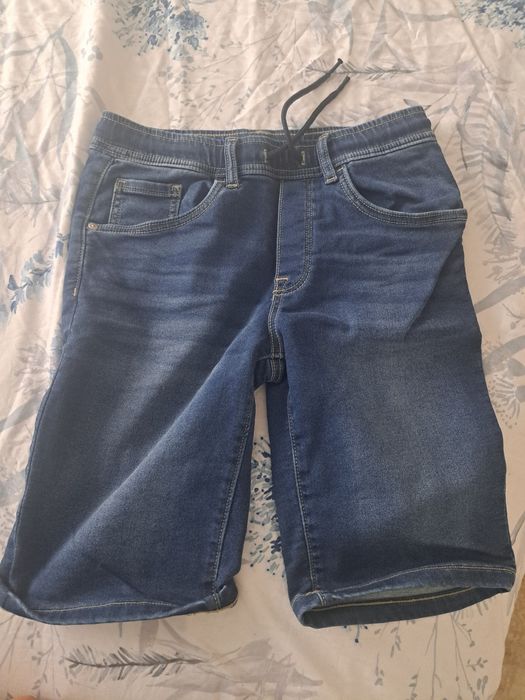 Pantaloni de vara pentru copii 10-11 ani 146 cm, nefolositi 54% bumbac