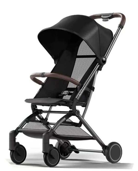 Прогулочная коляска Bebehoo S6 Plus, чёрная, 6–36 мес, 4.9 кг