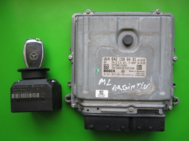 kit de pornire Mercedes ML320 W164 ECU A6421506491 Cheie Contact