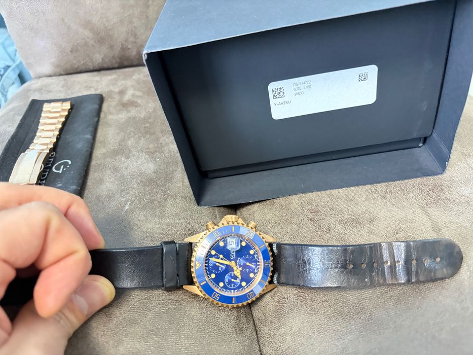 Gevril Wall Street Swiss Automatic Chronograph