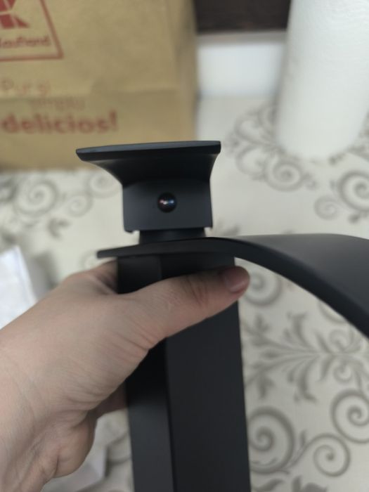 Baterie chiuveta/Lavoar 29.4 cm, Negru