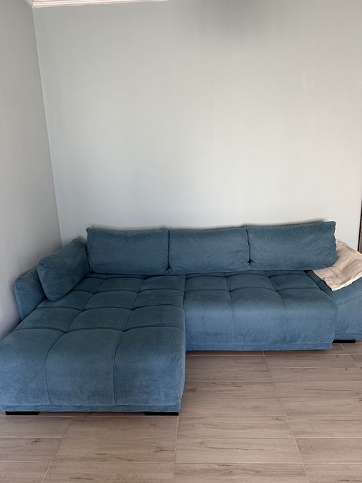 Coltar Extensibil albastru 269 X 169 cm + transport