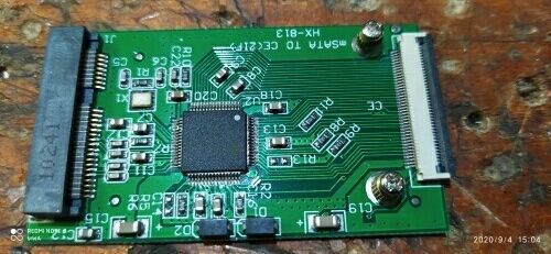 Продавам адаптор за  диск mSATA to CE ZIF mini SATA to ZIF 40pin