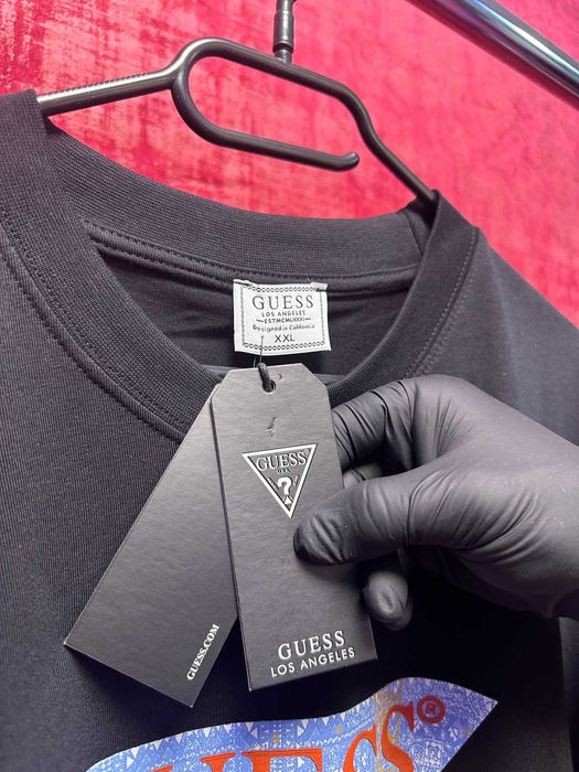 Tricou Guess | Negru | Albastru | NOU | Premium |