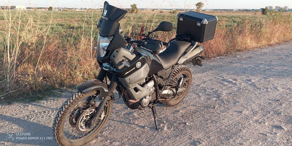 Yamaha XT660Z Tenere accesorizata, pregatita de noi aventuri
