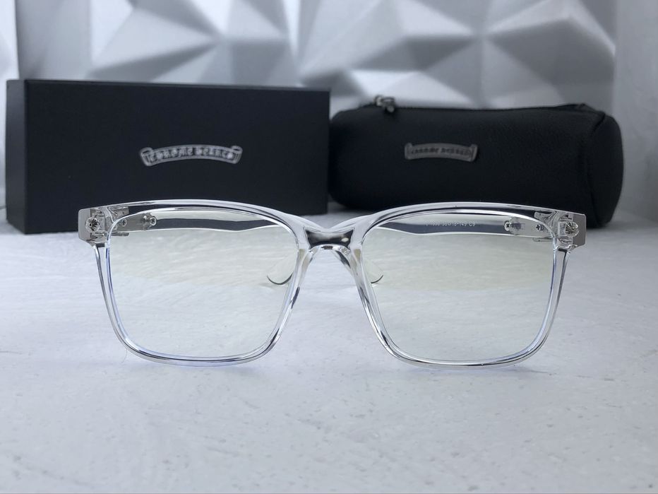 Очила за компютър Диоптрични рамки прозрачни слънчеви chrome hearts