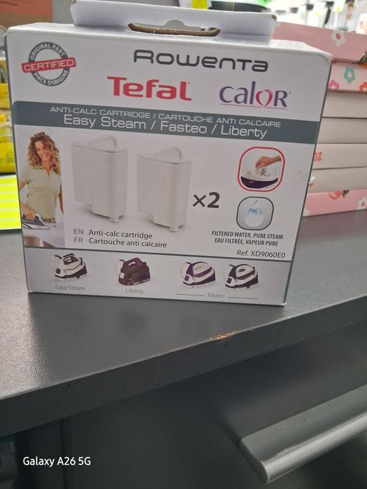 антикалциращи касети (филтри против котлен камък) за парни ютии и паро