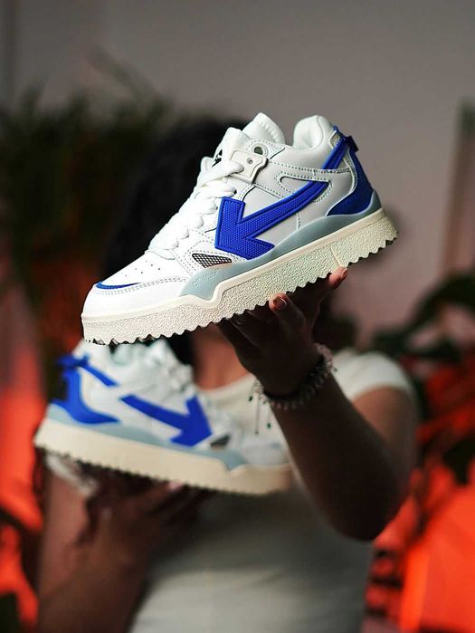 Off-White Sponge Mid Top - White Blue