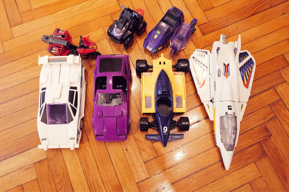 Jucarii Vintage 1987 88 Mask Kenner Transformers masina avion motor rar