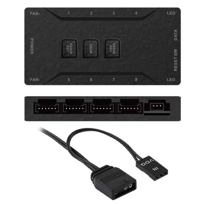 Carcasa PC Gaming AQIRYS Antares ATX MidTower ARGB Sticlă Temperată