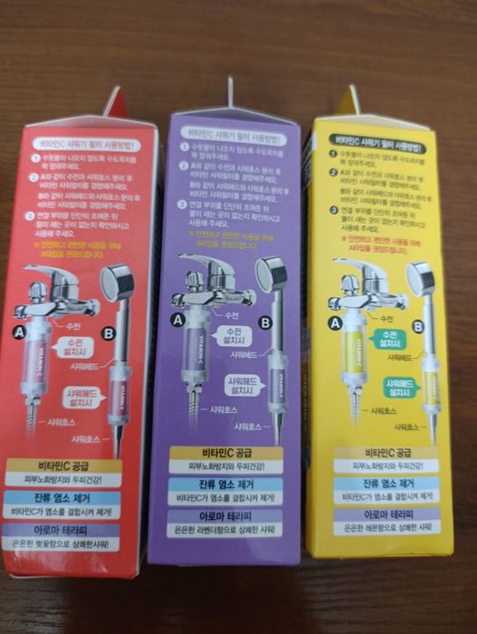 Корейские витаминные фильтры для душа