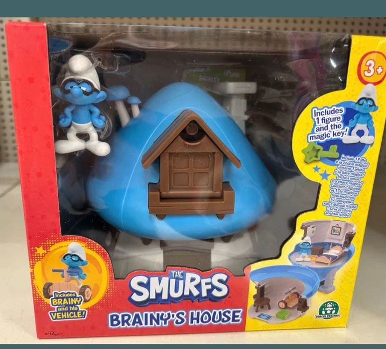 Casa strumfului,isteț cu ochelarii! Nou și sigilat!