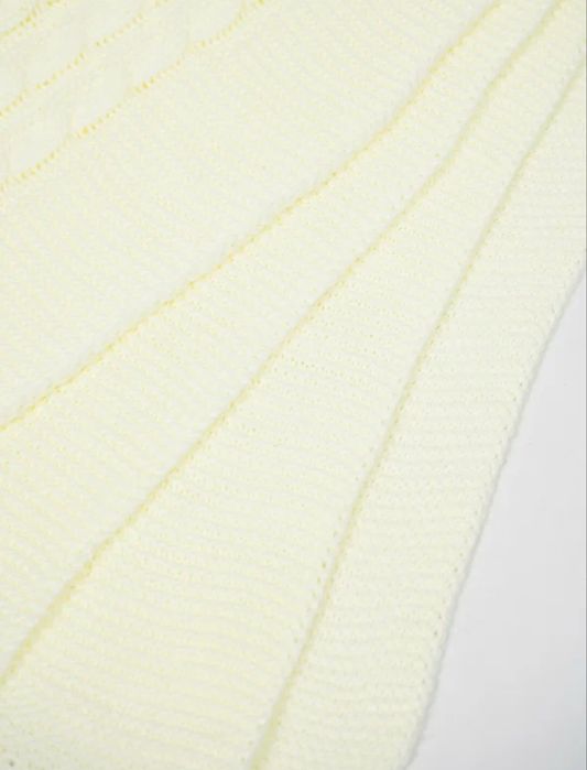 Вязаный плед для новорожденных. Tурецкая фирма «ANNA BABBA”.