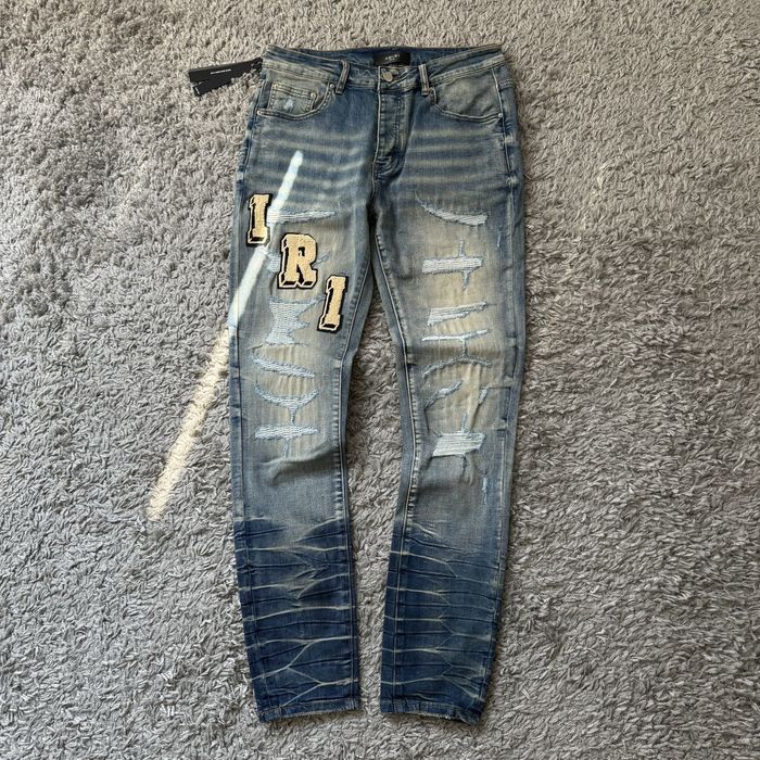 Blugi Amiri Slim - Fit Albastri 32