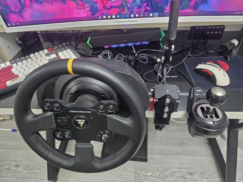 Продам руль Thrustmaster TX + ручник + КПП