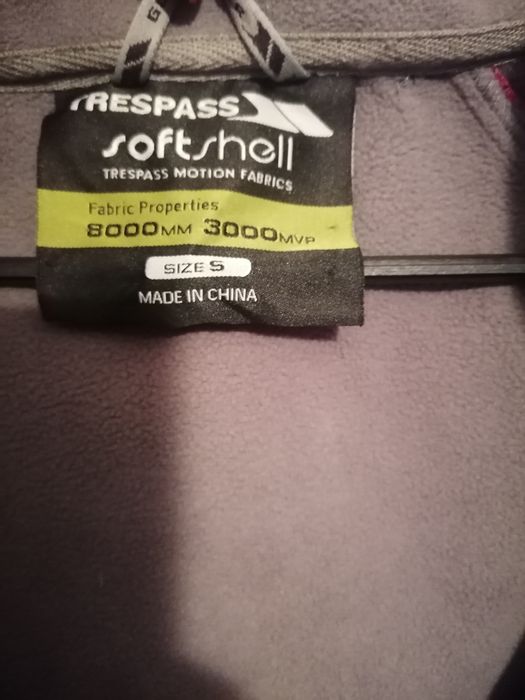 Дамско детско софтшел яке Trespass, S